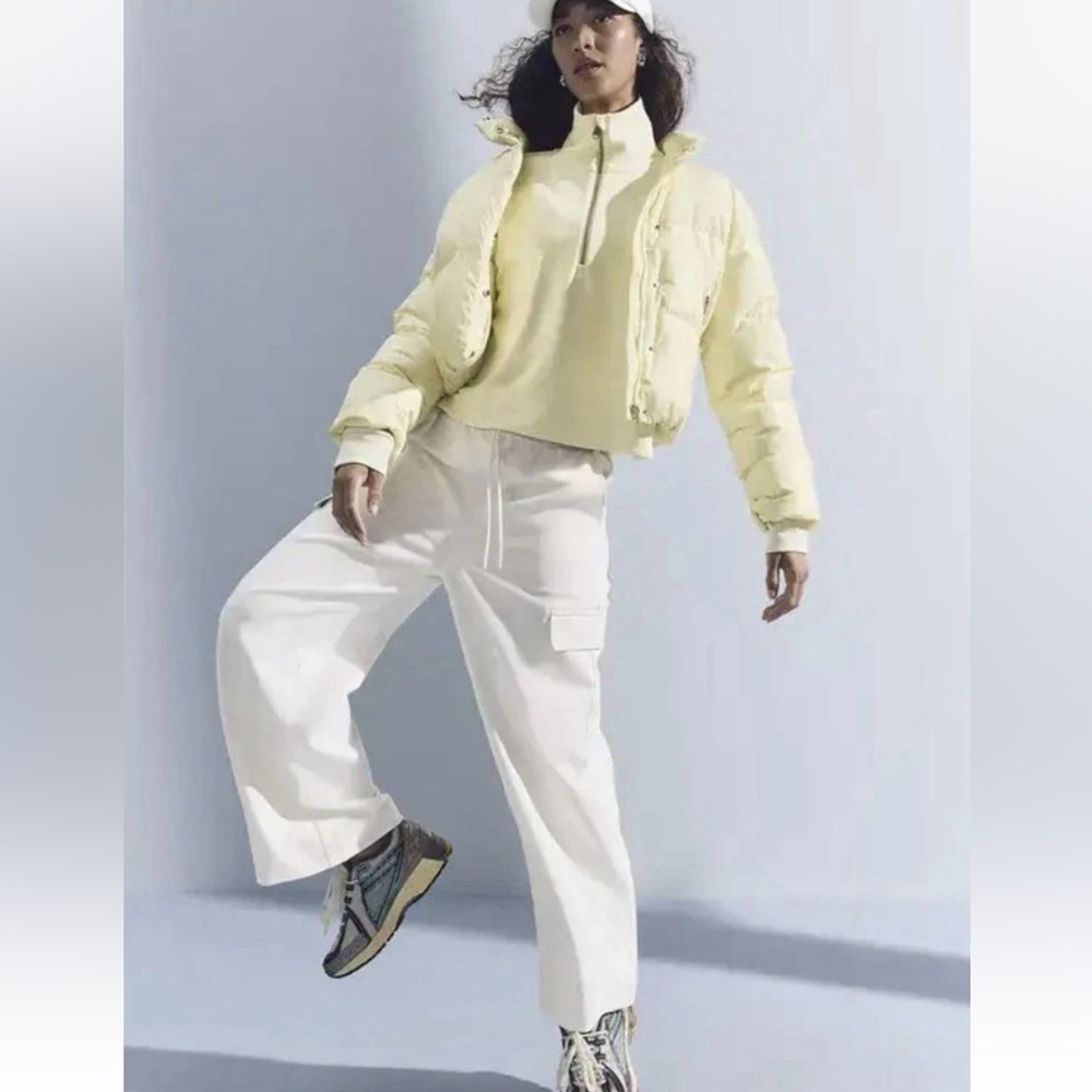 NWT $129 Athleta Promenade Cargo Pants Magnolia White Size X-Large XL
